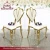 Import contemporary gold frame pu leather restaurant chairs for sale used from China