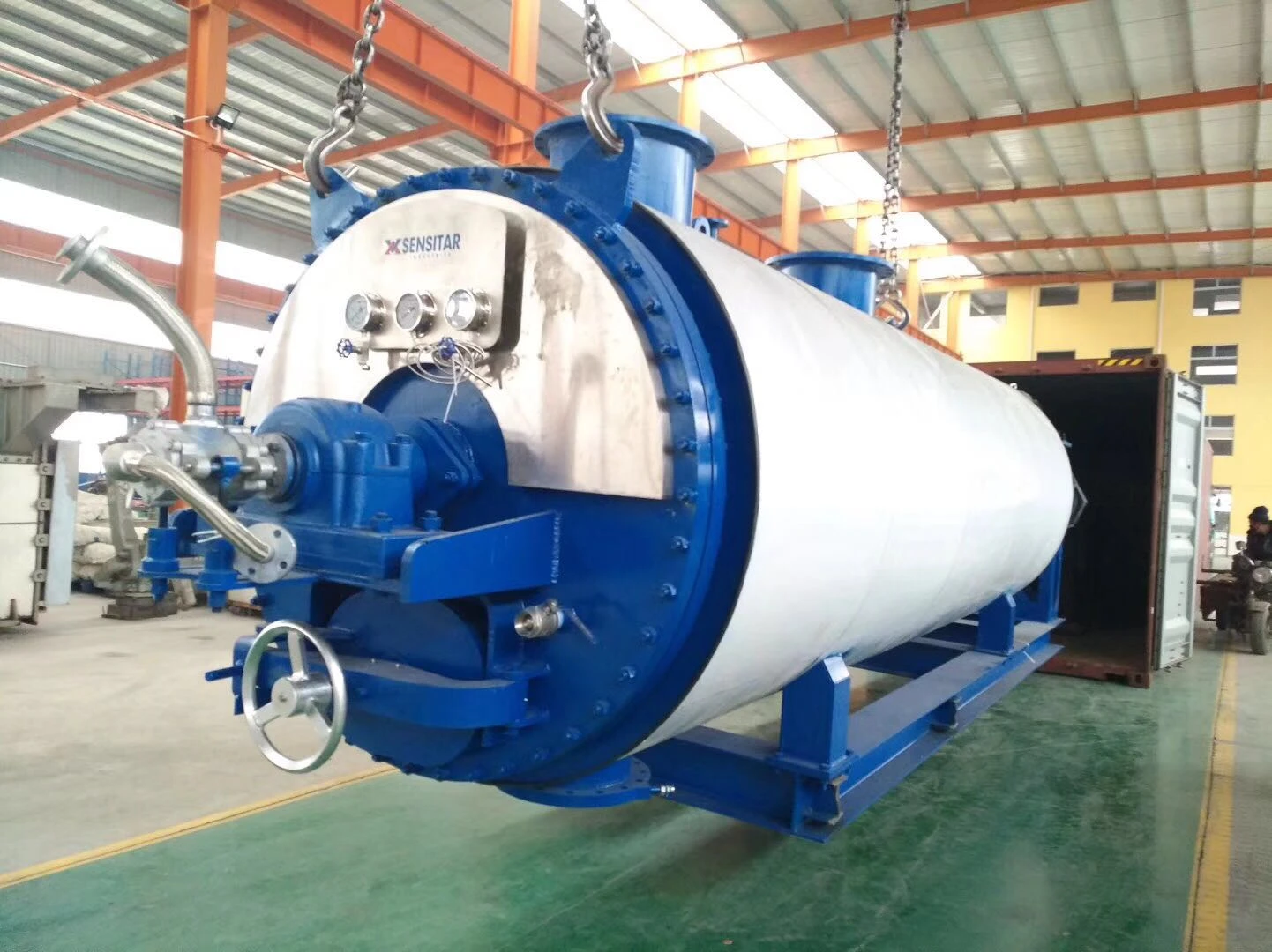 Continous Industrial Fish Meal Cooking Plant for different capacity