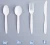 Import cornstarch  eco friendly compostable biodegradable heavy weight  plastic cutlery long handle disposable pla spoon bio from China