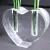 Import Creative transparent heart-shaped acrylic flower vase from China