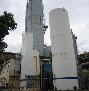 Cryogenic air separation unit/liquid oxygen generator plant
