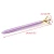 Import Crystal Pen with gift box case Big carat diamond Ballpoint pen ring Lady wedding office school roller ball pen Rose gold from China
