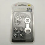 Custom Brand Wheel Tire Valve Stem Wheel Type Air Stem Dust Cap With Wrench