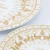 Import Custom ceramic Christmas printing plate round dinner plate round porcelain plates sets dinnerware luxury from China