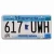 Import Custom Design USA Size Metal Car Plates Embossed Aluminum Car License Plate Car Number Plate for Decoration from China