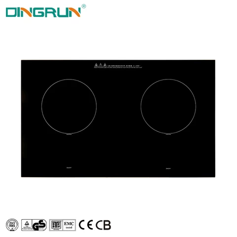 Custom Double Burner Electric Induction Cooker 2200W Ceramic Induction Cooktop