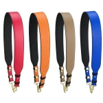 Custom Handbag Accessories Adjustable PU Leather Bag Strap For Women