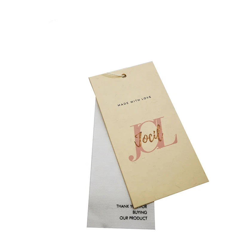Custom hang tags for clothing label hard tag for clothes