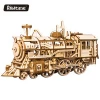Custom locomotive 3d Wooden Puzzle, Brain Teaser, Construction Set for Teens and Adults