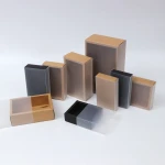 Custom Logo Paper Baby Bow Tie Hair Pin Box With Sleeve
