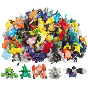 Custom Mini Cute 2-3cm Cartoon Figure Plastic Toy Pocket Monster Pokemon Toys