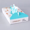 Custom print take away paper food sushi packaging box with handle