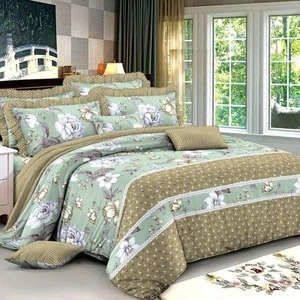 Custom Printed Luxury Quilt Bedding Set/100% Polyester Patchwork Quilting
