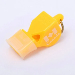 Custom printing logo plastic seedless whistle with CMG fox classic