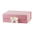 Import Customised luxury pink folding rigid wedding party gift packaging box from China