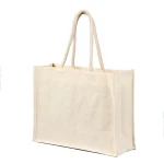 Customize Cheaper Plain Tote Shopping Bags Promotion 100% Cotton Accept Customized Logo Eco-friendly , Wash Bag Unisex Letter