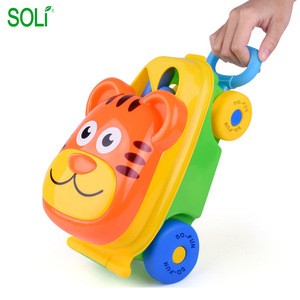 Customize hot sale children beach toys sand pool tool set plastic toys
