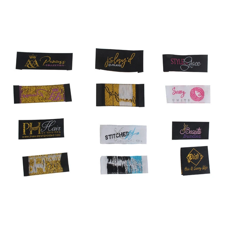 Customized Clothes Labels Private Logo Woven Labels And Tags