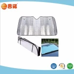 Customized Silver Coated Polyester Car Sunshade