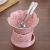 Import CY160 Chocolate Fountain High Temperature Resistant Ceramic Chocolate Waterfall Mini Fondue Fountain Pink Bakeware Gift Set from China