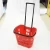 Import DDH-602 Shopping basket 2 wheels supermarket basket 30 L shopping mall basket from China