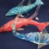 Decorative colors Whale Glass Crafts