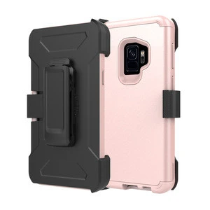 Defender Armor Protection Belt Clip Case For Samsung Galaxy S9 Plus Heavy Duty Hybrid Rugged Shell Cover Case