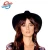 Import design your own fedora hat women black fedora hat from China