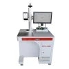 desktop 20w/30w/50w fiber laser marking machine for rings, metal, stainless steel with rotary
