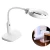 Import Detachable 2X 5X Magnifier with Light Desk Magnifier Lamp Illuminated Magnifier For Archaeology Prospecting Reading from China
