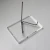 Import detachable brass stand and lucite fossil display block clear cast acrylic and metal support mineral holder from China