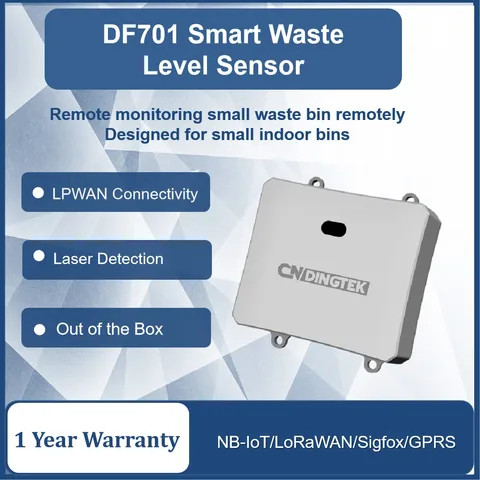 DF701 Smart Waste Management Smart City Solution High sensitivity smart waste bin sensor