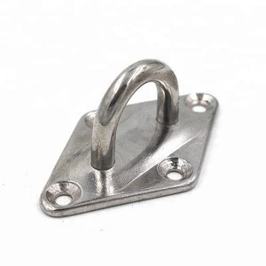 Diamond Stainless Steel Anchor Pad Eye Plate Boat Ship Sailboat