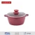 Import die cast  marble coating induction bottom casserole aluminum pot cookware from China