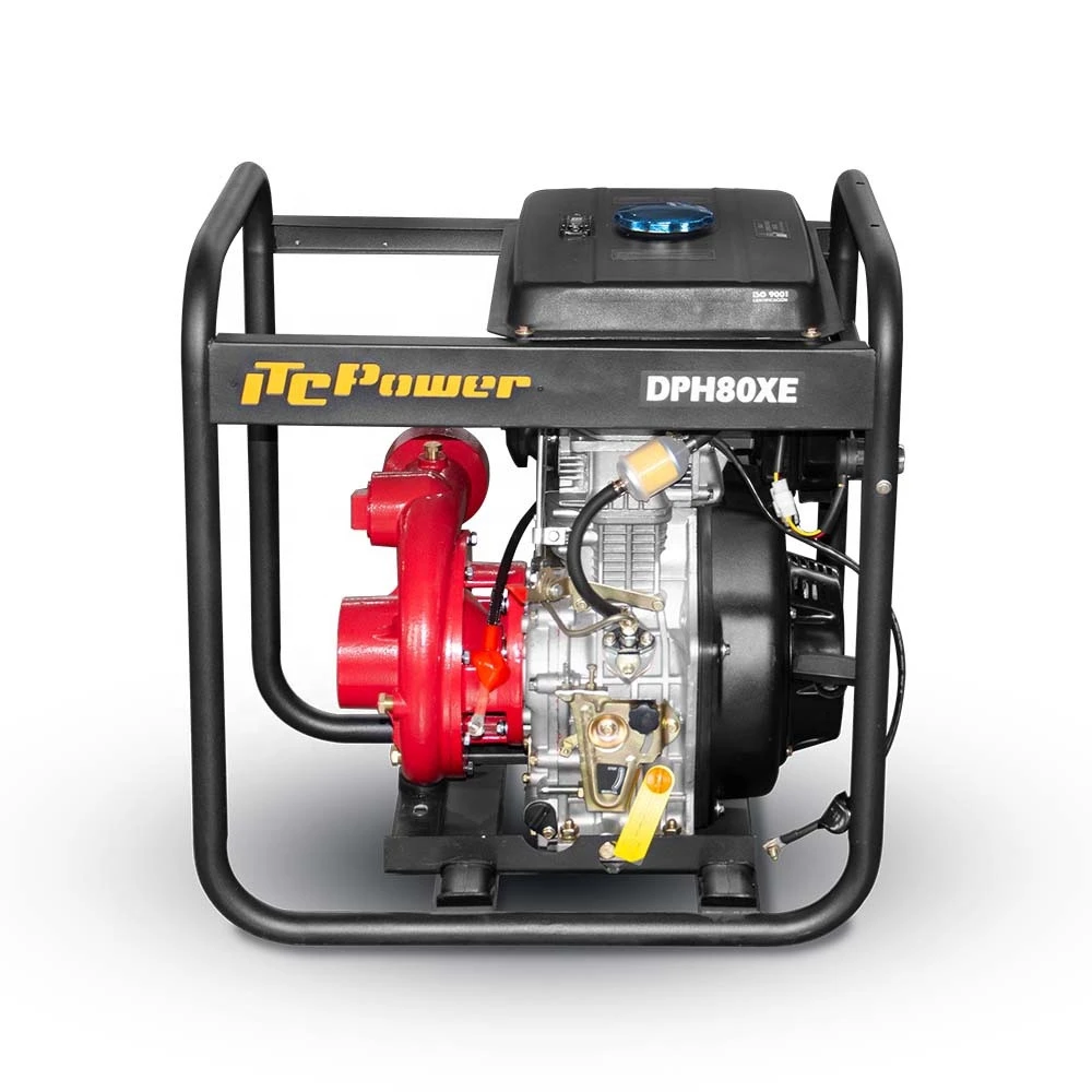 Diesel electric high pressure water pump