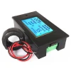 Digital AC Voltage Meters 100A/80~260V Power Energy analog Voltmeter Ammeter watt current Amps Volt meter LCD Panel Monitor