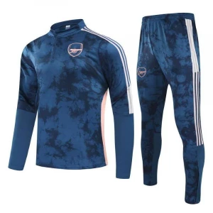 Digital Print Quick Dry Football Soccer Tracksuit Shirt Uniform Wear Wholesale In Stock Green Full Set Custom
