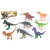 Import Dinosaur toy set animal life with plant grass toy for kids gift set from China
