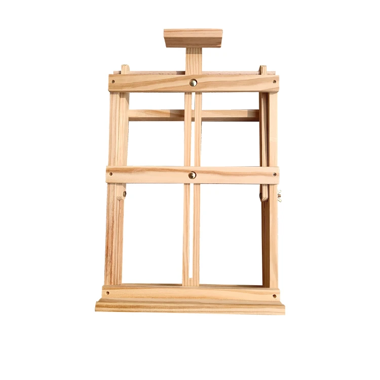 Direct Selling Natural Portable Wood Table Desktop Easel Small Easel Stand