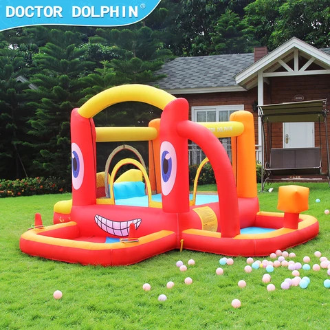 Doctor Dolphin Hot Sale Indoor Mini Inflatable Game Bounce House Bouncing Castles For Kid
