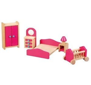 Doll house furniture wooden Furniture toy -, Role playing doll house pretend game set,EN71 Best of China
