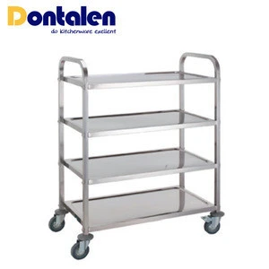 DONTALEN STAINLESS STEEL KITCHEN DINING TROLLEY SERVING CART FOR SALE