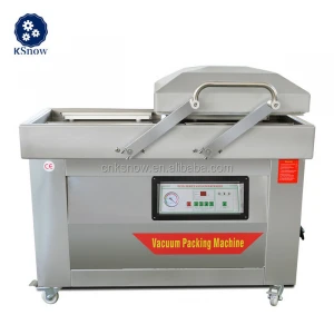 double chamber vacuum sealer packer for fish meat automatic vacuum heat sealing packing