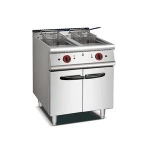 Double Commercial Chip Kitchen Restaurant Electric Deep Fryer