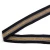 Double face woven knitted  custom logo stripe webbing for underwear/headbands