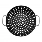 Double handle round non-stick bakeware iron bakeware high quality kitchenware double handle bakeware