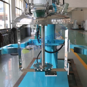 Double Shaft High Speed Disperser Agitator with Scraper