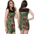 Import Dropship Black Rose Patterns Sexy Women Floral Print Dress from China