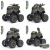 Import Dropshipping Childrens Toys Vehicles Inertial Truck Friction Deform Toy Army Military Monster Truck from China