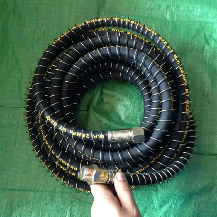 durable high pressure car washer Steel wire braided rubber hose